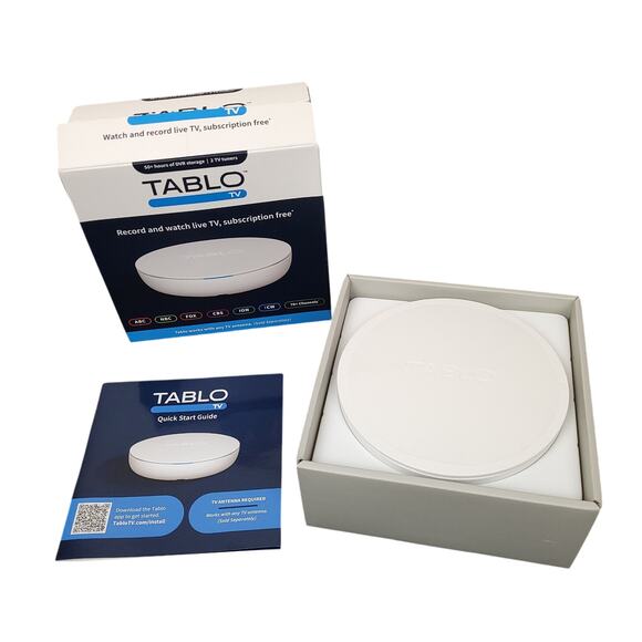 Tablo 4th Gen 2-Tuner Over-The-Air OTA DVR 128GB Pause Live TV TF1282B-01-CN - Picture 7 of 11